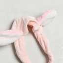 Headband Bunny Ears Headband Cute Spa Headbands for Washing Face Skincare Makeup Headbands for Women Girls Trendy Stuff Present Soft Coral Fleece Hair 1 pc