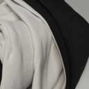 Coume 2 Pcs Women's Fleece Lined Leggings with Pockets Tummy Control High Waisted Thermal Leggings Winter Warm Yoga Pants (Black, White, S)