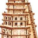 ESC WELT Quest Tower Puzzle Box  3D Wooden Escape Game for Adults & Teens, Brain Teaser Logic Puzzle with Secret Compartment, Unique Gift Idea