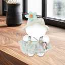 6 x Doll Clothes Set, Kawaii Outfits for 17cm Plush Dolls Accessories Supplies Summer Dress Fashion Cute Skirt Clothing with Straw Hat Water Bottle for Display & Collectors