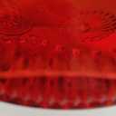 Vintage Soap Dispenser for Bathroom,Glass Kitchen Soap Dispenser with Pump,Farmhouse Antique,Cute Small Rustic Decor (Red)