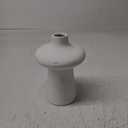 This Stylish and Simple Dried Flower Arrangement in A Nordic Vase is for Your Office, Bedside Table, Or Home Table Decoration, White