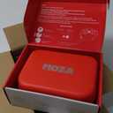 MOZA Neck Massager with Heat for Pain Relief Deep Tissue, Cordless Electric Deep Tissue Robohands Kneading Massage for Neck Pain Relief, Portable Heated Neck Massager, Gift for Men&Women, Light Grey (with Oil)