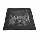 LVGOATH 2-in-1 Hat Organizer for Baseball Caps Holds 24-30 Hats Holder for Closet with Clear lid Stackable Hat Storage with Adjustable Space Cowboy Hat Box for Men Women 1 PCS Black and Grey