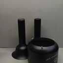 Steel Cigarette Butt Receptacle Disposal Outdoor for Keeping a Fresh and Clean Area, 5 Gallon Capacity, Black