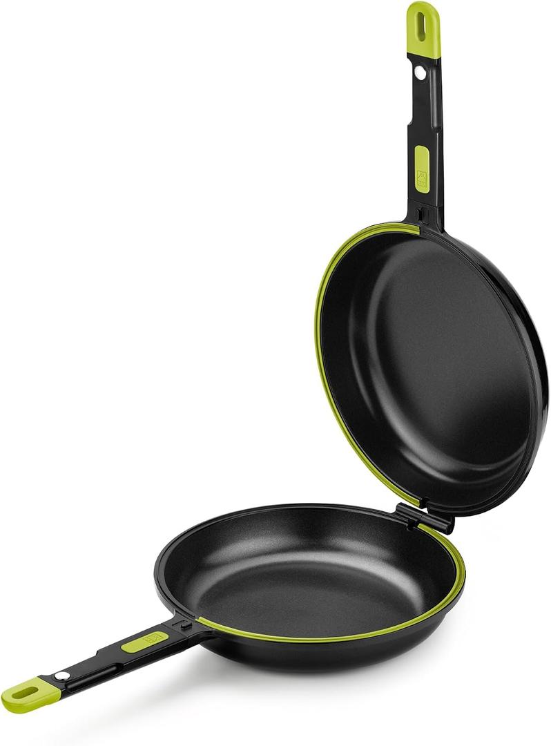 BRA COOKWARE Foodie Nonstick 2in1 Pan | 9.5 In Frittata & Omelet Dual Pan