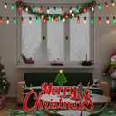 Abeja C9 LED Christmas Lights Outdoor, 25 Ft C9 Vintage String Lights with 26 Shatterproof Multicolor LED Bulbs, Connectable Multicolor Lights for Holiday Party Roofline Garden Patio, Red/Green/White