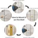 Parchment Paper Sheets Dispenser - Parchment Sheet Storage Container 12x16 Inches, Parchment Paper Holder for Kitchen Baking Supplies, Paper Not Included