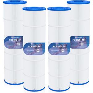 Future Way CCP420 Pool Filter Cartridges Replacement for Pentair Clean & Clear Plus 420, Replace Pentair R173576, Pleatco PCC105-PAK4, 420 sq.ft, 4-Pack