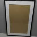 upsimples 18x26 Picture Frame, Display Pictures 14x22 with Mat or 18 x 26 Without, Wall Hanging Poster Frames, Black, 1 Pack