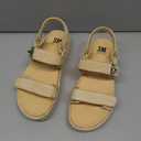 SM New York Women's Low Wedge Sandals Comfortable Arch Support Platform Open toe Casual Dressy Flat Summer Sandals with Adjustable Straps 8,5