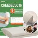Olicity Cheese Cloths, Grade 100, 36x36Inch, Reusable Cheese Cloth with Closed Edges Fabric Fine Mesh Cloth, Unbleached Cotton Muslin Cheesecloth for Straining, Cooking, Yogurt, Herbs,Crafts - 9 Sq.Ft