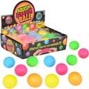 Rhode Island Novelty Squish and Stretch Mini Gummi Ball 1.75" 12 Pcs/Display Box