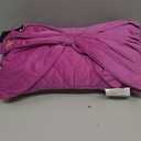 Juicy Couture Decorative Throw Pillow, 10"x18", Velvet Bow-Electric Violet Purple