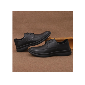 Men's Classic Business Lace Up Oxfords Shoes Office Working Premium Leather Derby for Wedding Evening Uniform Party Office Dress Shoes, Size 8