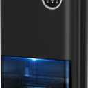 NineSky Dehumidifier for Home, 70 OZ Water Tank, 800 sq.ft Dehumidifier for Bedroom,Basement,Bathroom with Auto Shut Off, Sleep Mode,5 Colors LED Light (Black)