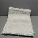 White Bathroom Rug 3'×2'