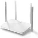 DBIT AC1200 WiFi Router 2.4GHz +5GHz Dual Band MUMIMO Wireless Internet Router with 4 Gigabit Ethernet Ports, 4 x 5dBi Antennas, Bridge & Repeater Mode, EasyMesh, Guest Network (T1821K)
