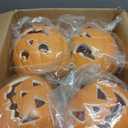 4 Pcs 9 Inch Light up Jack O Lantern Halloween Pumpkin Lights