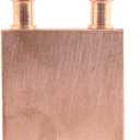 Pure Copper Water Cooling Block for Computer 40x40mm Water-Cooled Exchanger Endothermic Head for Liquid Water Cooler Heat Sink System for CPU Graphics Radiator Heatsink (1 Pack)