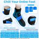 SuzziPad XL Cold Therapy Socks & Hand Ice Pack, Cooling Gloves for Chemotherapy, Chemo Care Package for Women and Men, Ideal for Soothing Foot Discomfort