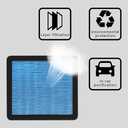CF10285 (CP285) Cabin Air Filter with Activated Carbon Beads, Automotive Filters, Replacement Cabin Air Filter Accessories Compatible with Most Vehicles