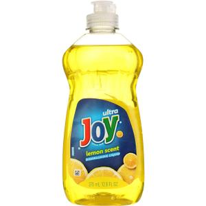 Joy Ultra Dishwashing Liquid, Lemon Scent 12.60 oz (Pack of 8), Best By 10-12-2026