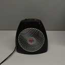 Vornado MVH Space Heater 3 Heat Settings Adjustable Thermostat Tip-Over Protection Auto Safety Shut-Off System Indoor Use Whole Room Black