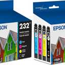 EPSON 232 Claria Ink Standard Capacity Black & Color Cartridge Combo Pack (T232120BCS) Works with WorkForce WF2930, 2950 and Expression XP4200, 4205