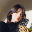 Case for iPhone 15 Plus [Compatible with MagSafe] Aesthetic Black Leopard Cute Design for Women Girls | Soft TPU Bumper Hard PC Back Translucent Matte Protective Slim Magnetic Phone Cover