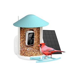 NETVUE by Birdfy Smart Feeder with Camera, Watching, Auto Capture Bird Videos & Motion Detection, Wireless Camera Ideal Present for Bird Lover (Solar Blue)
