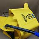 SPARTA Commercial Mop Bucket with Side Press Wringer, Floor Cleaning Essentials for Commercial and Home Use 26 Quart Capacity, 1 Count, Yellow