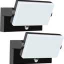 rosykite 40W LED Wall Pack Lights Outdoor Motion Sensor,360 °Rotation 5000K 6000K 4000K Selectable Exterior Flood Lighting Fixture Sconce for Porch Garage Patio