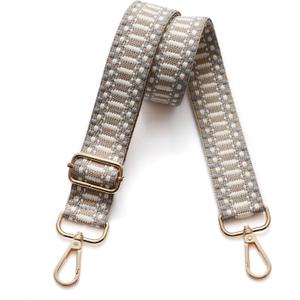 S-Jacorry Purse Strap Replacement Crossbody Wide Shoulder Strap Adjustable Canvas Straps Handbag Strap Replacement Belts (Gold Buckel-954)