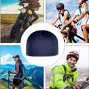 SATINIOR 9 Pieces Cooling Skull Caps Helmet Hard Hat Liner Bald Cap Sweat Wicking Running Beanie Cycling for Men Women