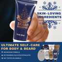 Advent Calendar 2025 Rinse & Robust 24 Days Christmas Gift Set for Men Holiday Gift Baskets for Men with Beard Care Skincare Beauty Advent Calendar, Happy New Year Countdown Calendar Gift Set (Blue)