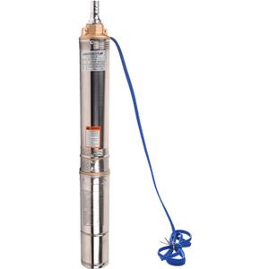 Deep Well Submersible Pump 1HP, 33GPM 207FT, IP68 Waterproof for Industrial, Irrigation, Home Use - 4 Inch