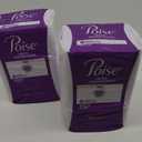 Poise Incontinence & Postpartum Pads for Bladder Leaks, 4 Drop Moderate Absorbency, Regular Length, Count of 132