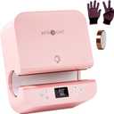 HTVRONT Auto Tumbler Heat Press Machine - Mug Heat Press Heat Up Fast & Even, Professional Tumbler Press High-Security for 2.95-3.18inch Sublimation Tumblers, Cups, Glasses and Mugs (Pink)
