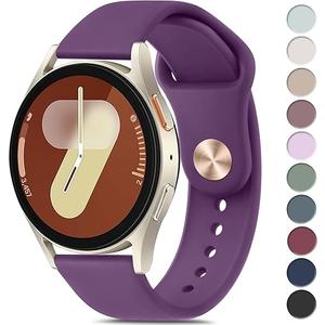 Meliya Compatible with Samsung Galaxy Watch 7 / FE Band 40mm 44mm, 20mm Soft Silicone Sport Replacement Strap for Galaxy Watch 7 Band Women Men (Abyss Blue)