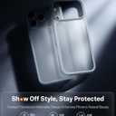 TORRAS for iPhone 17 Pro Case, Beyond Military-Grade Protection, Camera Control Button, DIY Buttons, Translucent Matte Slim Thin Shockproof Hard Back Anti-Scratch case for iPhone 17 Pro, Silver White