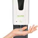 Alpine Automatic Hand Sanitizer Dispenser - Touchless Soap Dispenser with Drip Tray for Restaurant, Hospital, School, Hotel, Kitchen and Bathroom -1200mL Liquid, Gel White