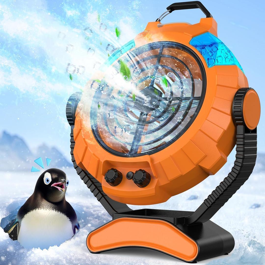 AI Portable Air Conditioners Fan with 120 Rotating Function,JYew Evaporative Mini Room Air Conditioners, AC Portable for Room Office,Portable AC Unit Air Cooler with 4 in 1 Humidifier Fan Conditioner