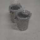 EupHHonycs 2 Pack Stainless Steel Canister Set Kitchen Airtight 62 oz Container Sets with Lids and Clamp Metal Containers for Coffee Sugar Flour Tea Spice