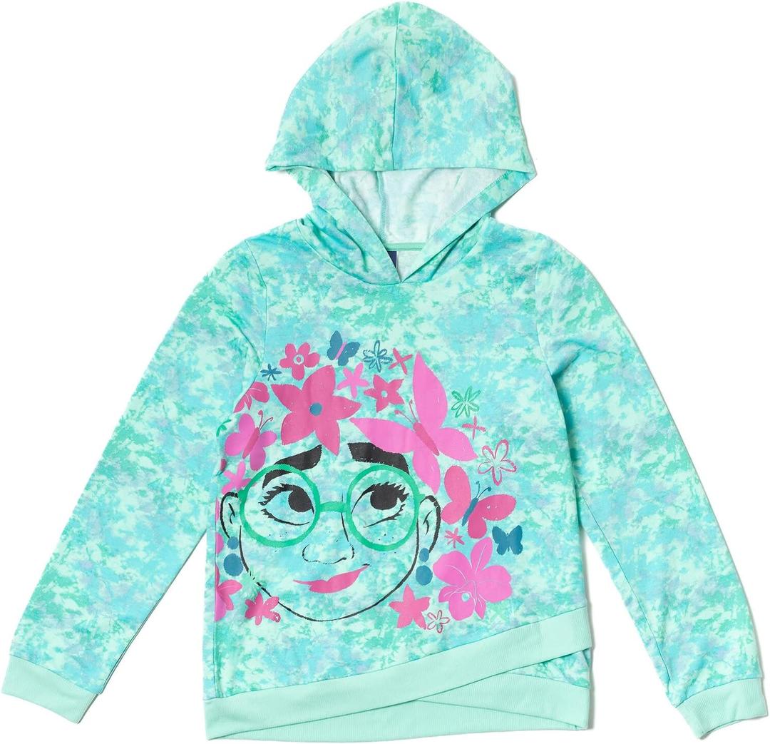 Disney Minnie Mouse Encanto Mirabel Girls Hoodie Toddler to Big Kid (7-8, Blue)