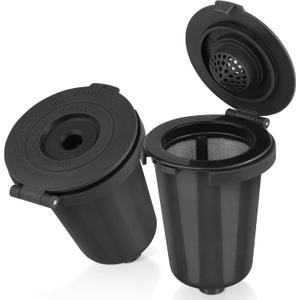 Reusable Filter Cup for Cuisinart (Upgraded Version - 2 PACK Black)