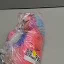 IDOPIP Muslim Burkini Swimsuit for Women's One Piece Swimsuit with Beach Skirt+Cover up Sarong+Pants 4PCS Bathing Suit (Medium, Pink + Purple)