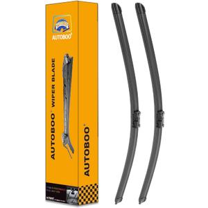 AUTOBOO 26"+19" Windshield Wipers Replacement for Tesla Model 3 2017 2018 2019 2020 2021 2022 2023 2024 2025 Model Y 2020 2021 2022 2023-2025 -Original Factory Quality (Pack of 2)