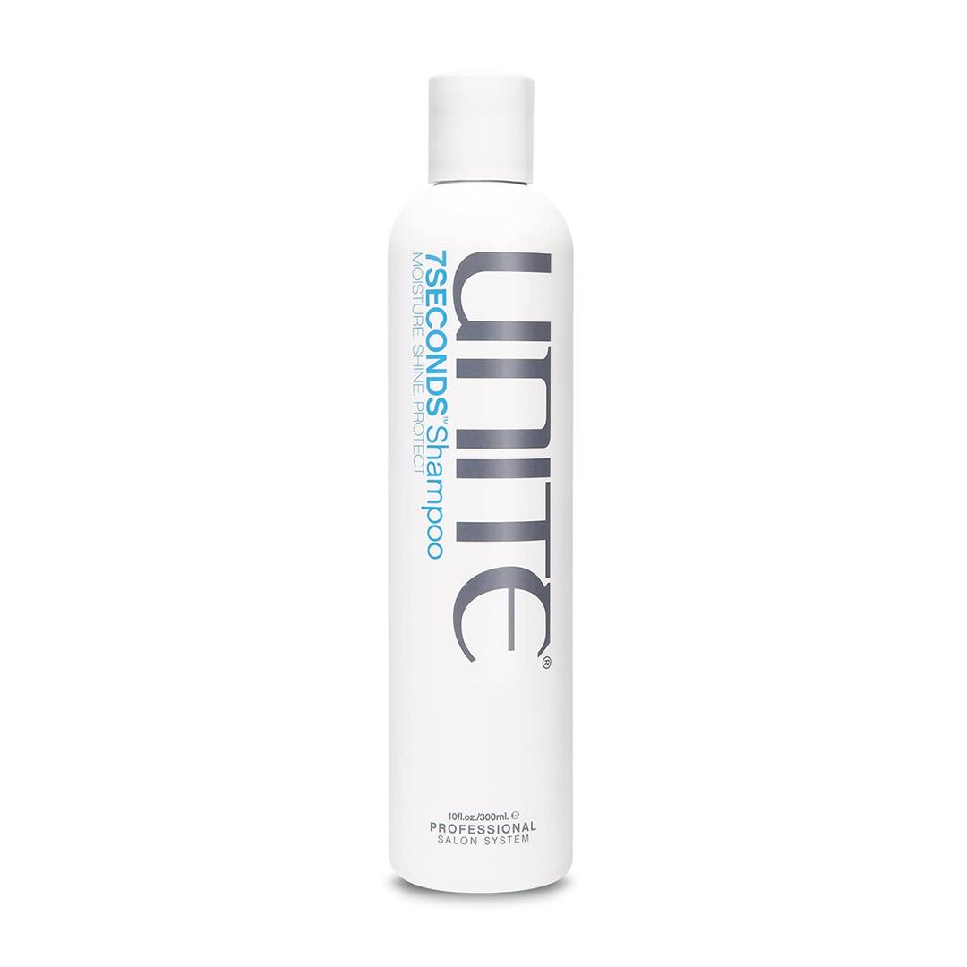 UNITE Hair 7SECONDS Shampoo Lightweight Daily Cleanser That Boosts Shine, Strengthens & Helps Protect Color Defends Against UV & Heat Damage For All Hair Types 10 Fl Oz