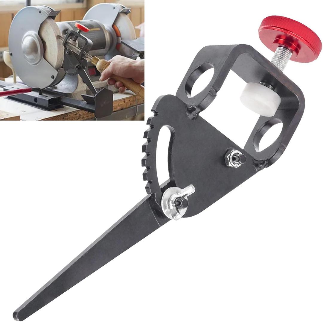 Vari-Grind Attachment, Woodturning Tool for Wolverine Grinding Jig Replace, Enhanced Clamping Mechanism Holds Tools Firnly and Prevents Rolling. Works with Tools Up to 3/4"in Diameter
